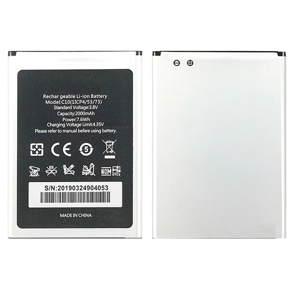 

2000mAh Battery For Oukitel C10