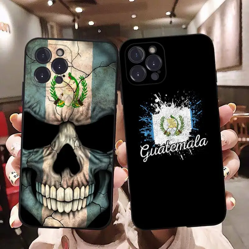 

Guatemala Flag Phone Case For iPhone 14 11 12 13 Mini Pro Max 8 7 6 6S Plus X SE 2020 XR XS Funda Case