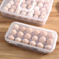 excellent egg box high capacity space saving 1018 grid refrigerator egg tray egg container egg storage box