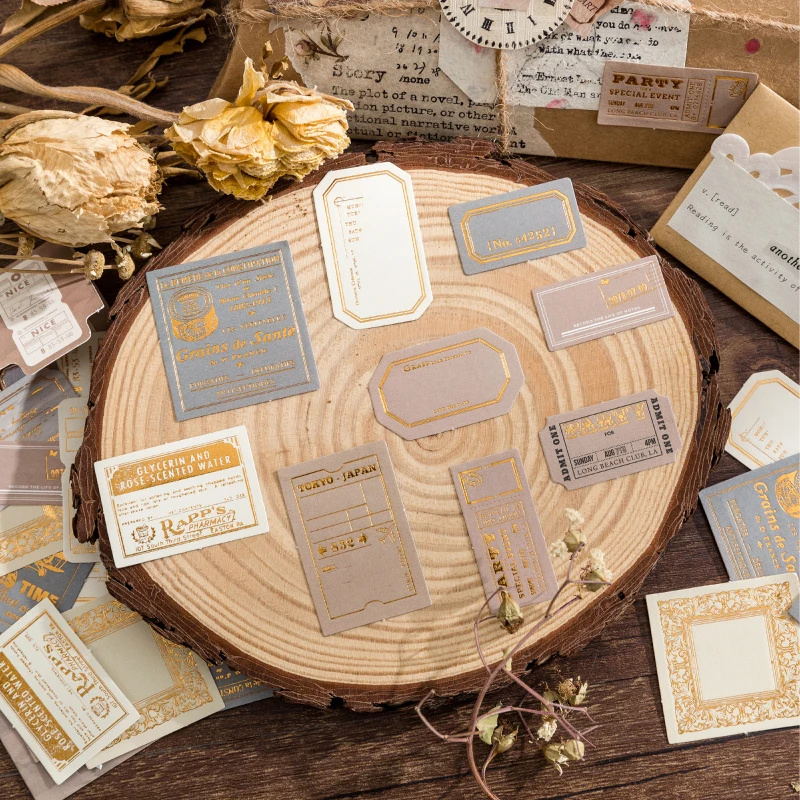 

Ярлык в ретро Европейском стиле, ручная учетная запись, декоративная фотография, плоская задняя сторона, набор для украшения