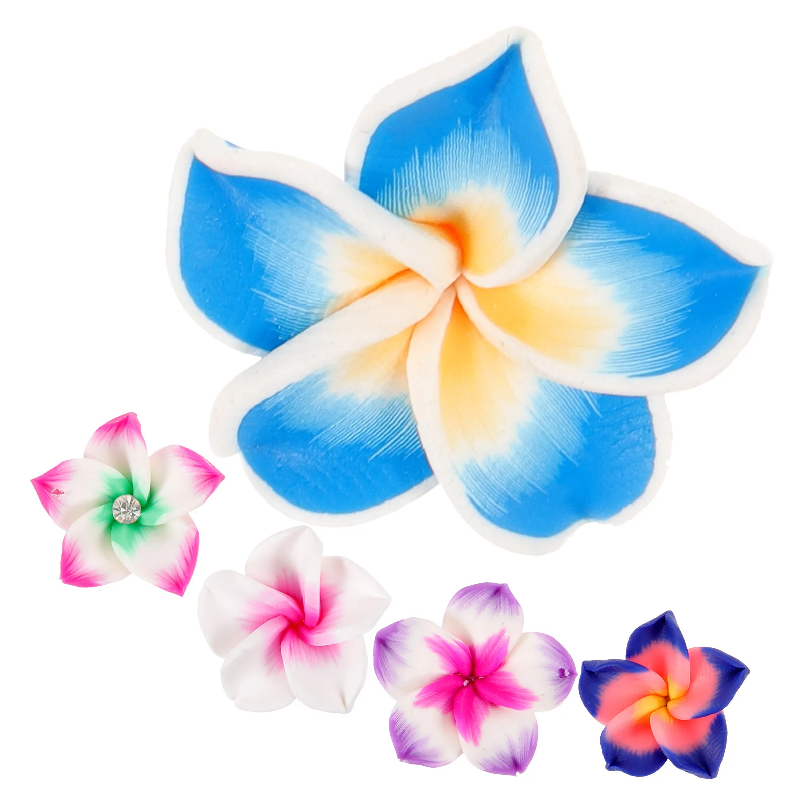 

5 шт., фурнитура для изготовления ювелирных изделий в виде Гавайских цветов