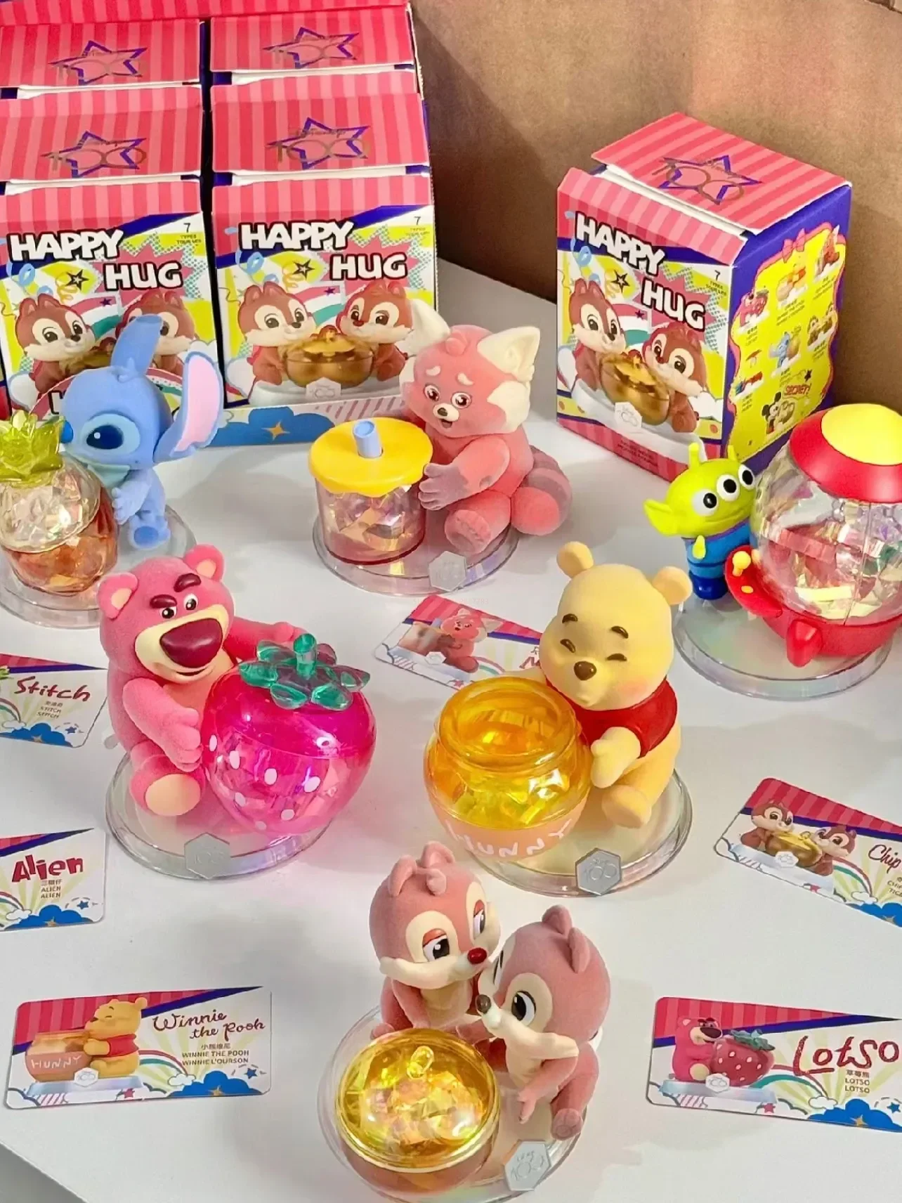 Серия Anniversary Disney Blind Box Happy Embrace Theme Аниме Фигурка Kawaii Мини Декор Caja Ciega Mystery Guess Bag