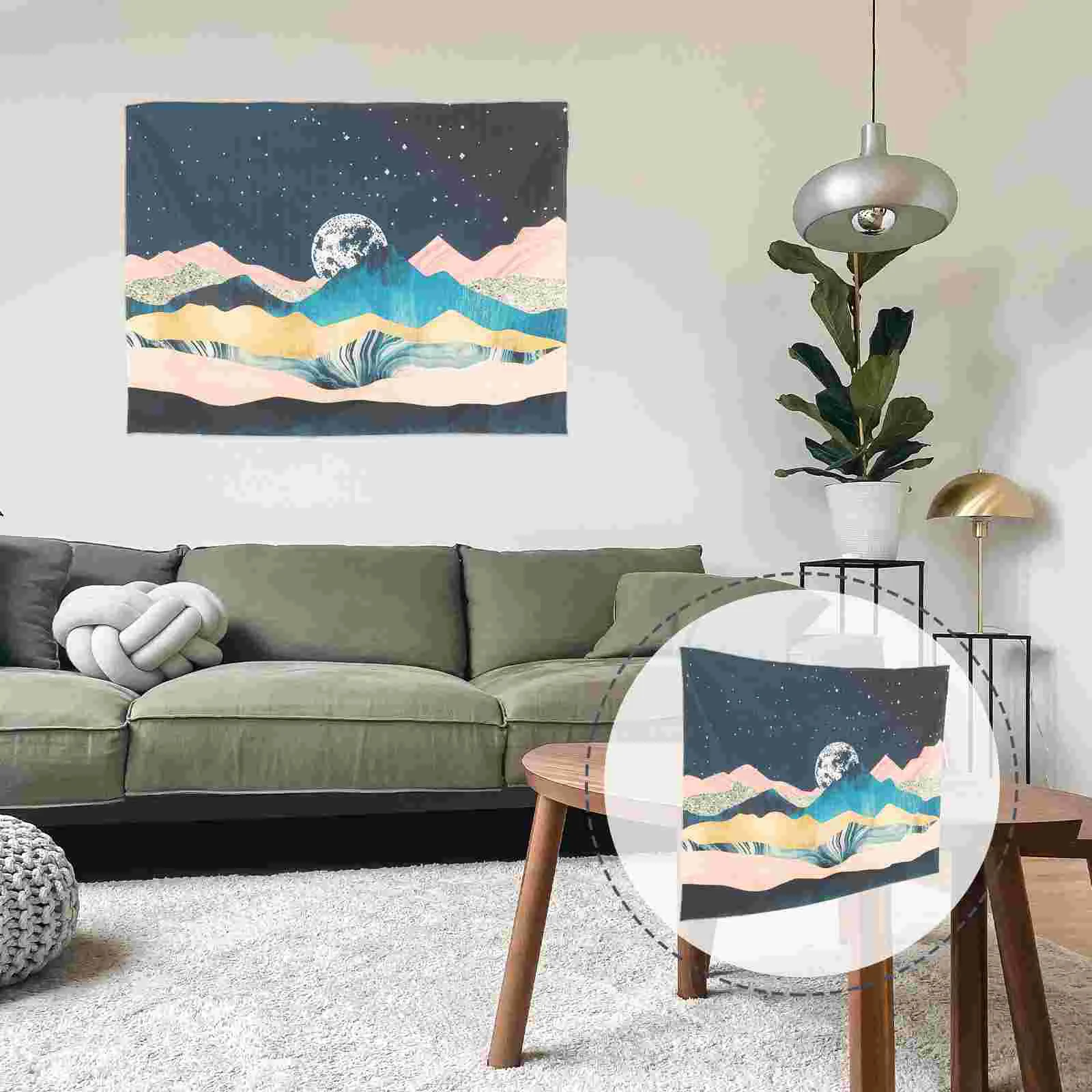 

Tapestry Wall Mountain Blanket Large Hangingdecorative Mountains Nature Backdrop Men Landscape Decor Pictures Aesthetic