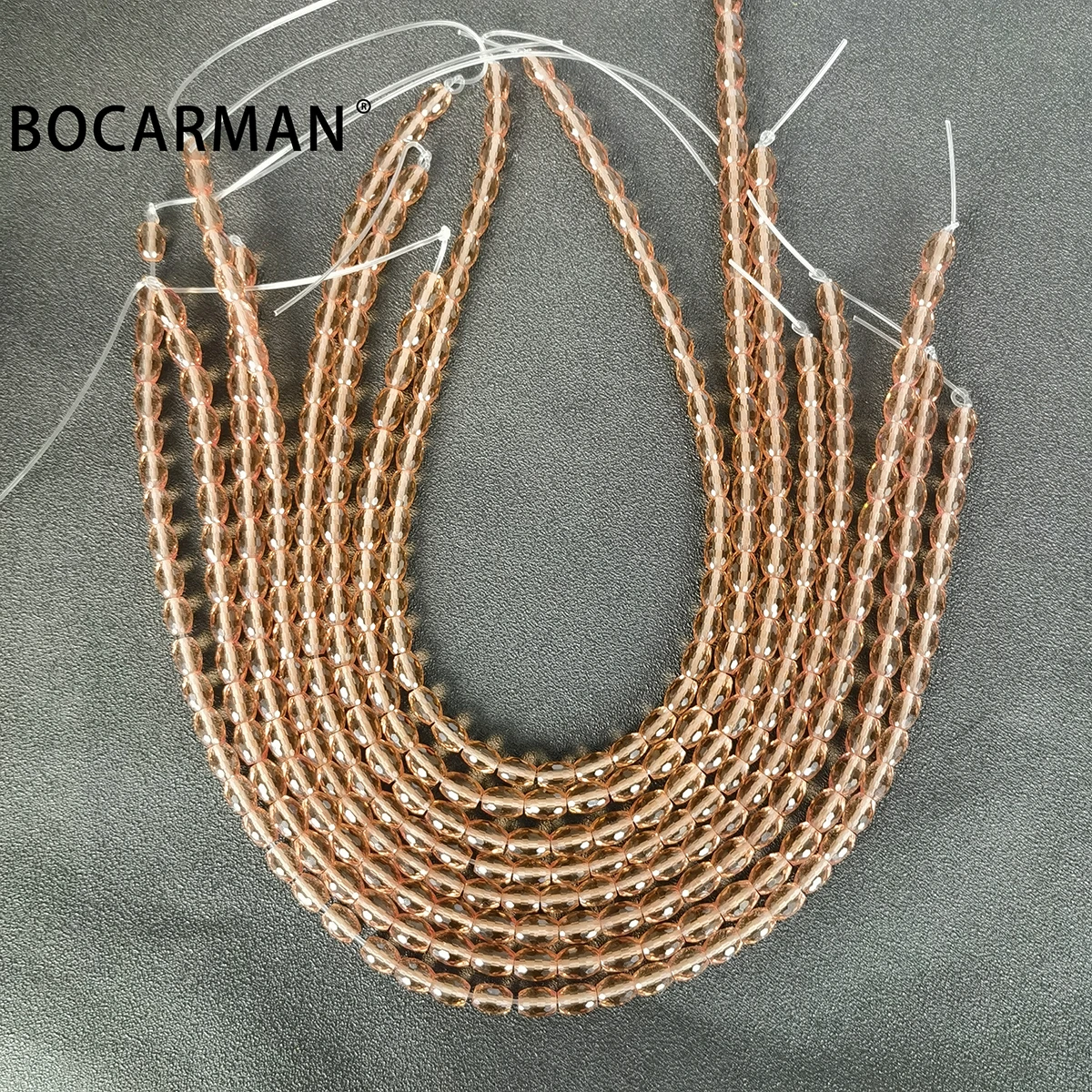 Фото Синтетические бусины BOCARMAN из султанита, меняющие цвет, турецкий султанит для исламских молитвенных четок (тасбих), россыпью, оптом №4