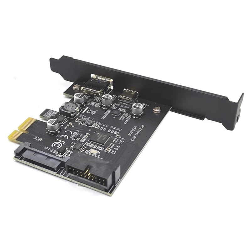 USB Type-C PCI-E адаптер R2LB с внутренним 19Pin USB3.0 5 Мбит/с PCI экспресс-карта RENESAS D720201