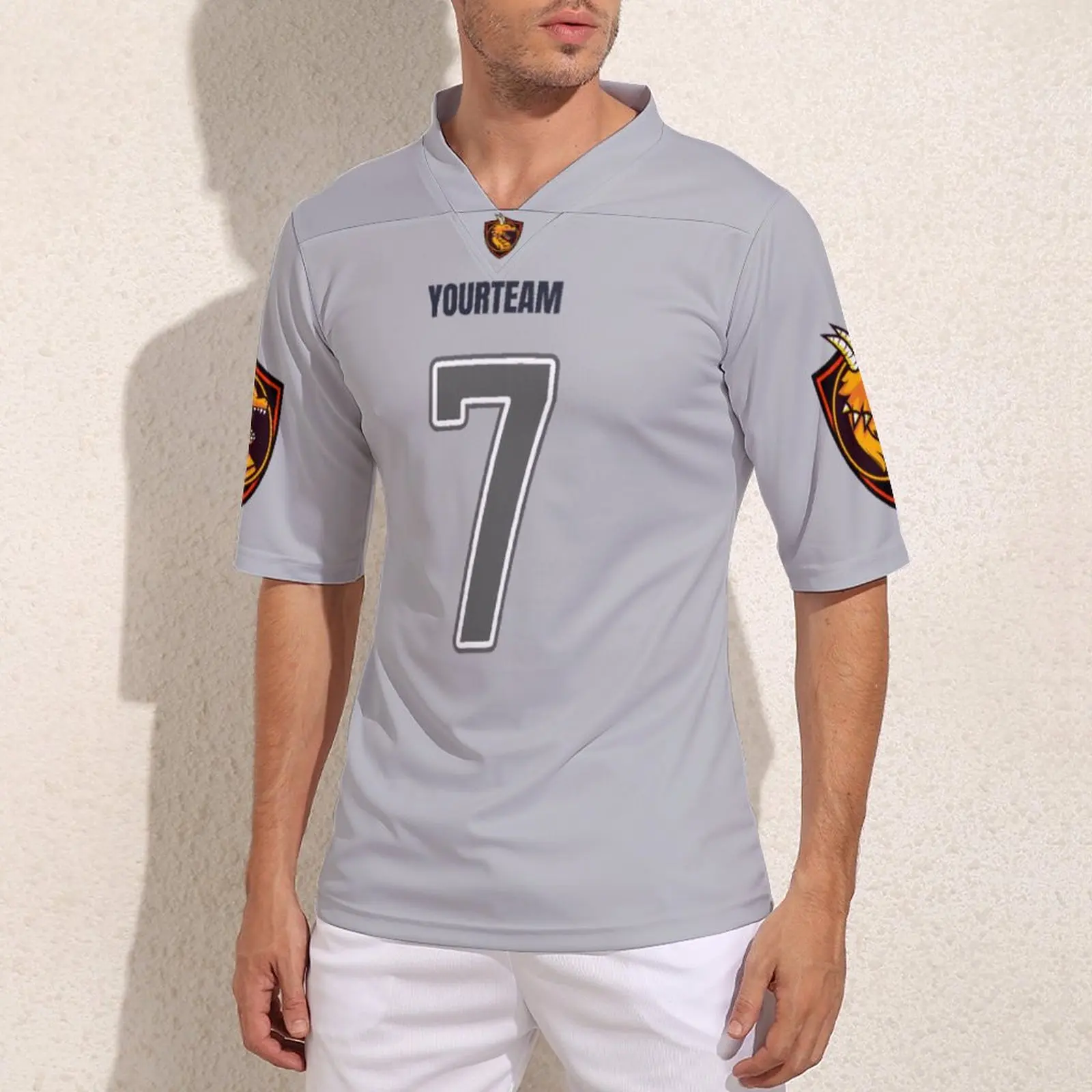 

Your Design Dallas No 7 Football Jerseys Teens Retro Rugby Jersey Training Customization Football Shirts