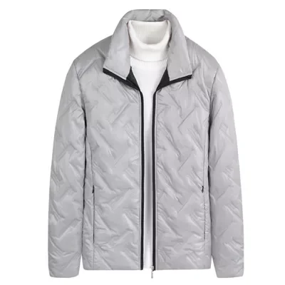 Fashion Men Stand Collar Parkas Casual Outwear Windbreaker Thermal Coats Mens Clothing Winter Men's Thick Warm Jacket