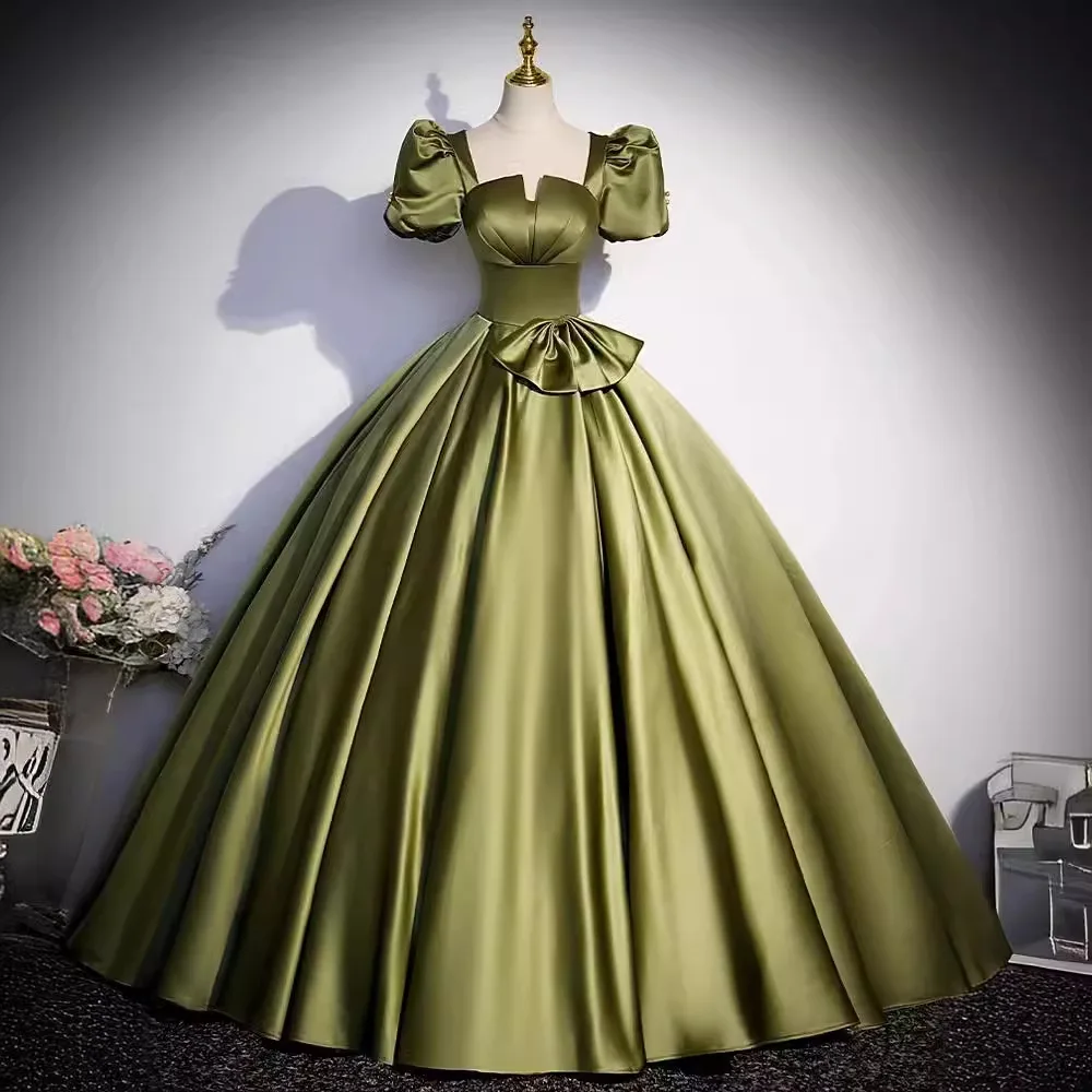 Блестящее бальное платье по индивидуальному заказу платья Quinceanera атласные для