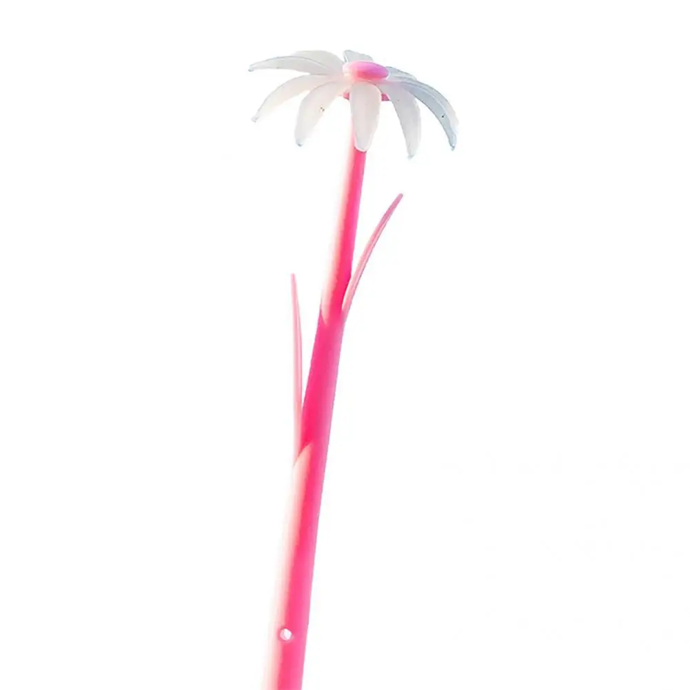 

10Pcs Gel Pen Durable Plastic Fadeless Tulip Shape Rollerball Pen for Children Flower Pen Rollerball Pen