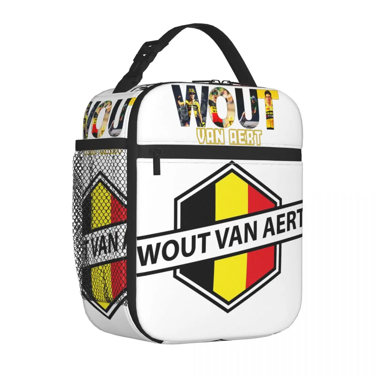 

Wout Van Aert Product Insulated Lunch Tote Bag School Lunch Container Leakproof Casual Cooler Thermal Lunch Box