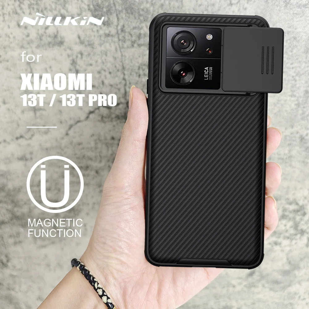 

Nillkin for Xiaomi Mi 13T / 13T Pro Case Camshield Magnetic Cover Slide Camera Protection Phone Case for Xiaomi Mi13T Lens Case