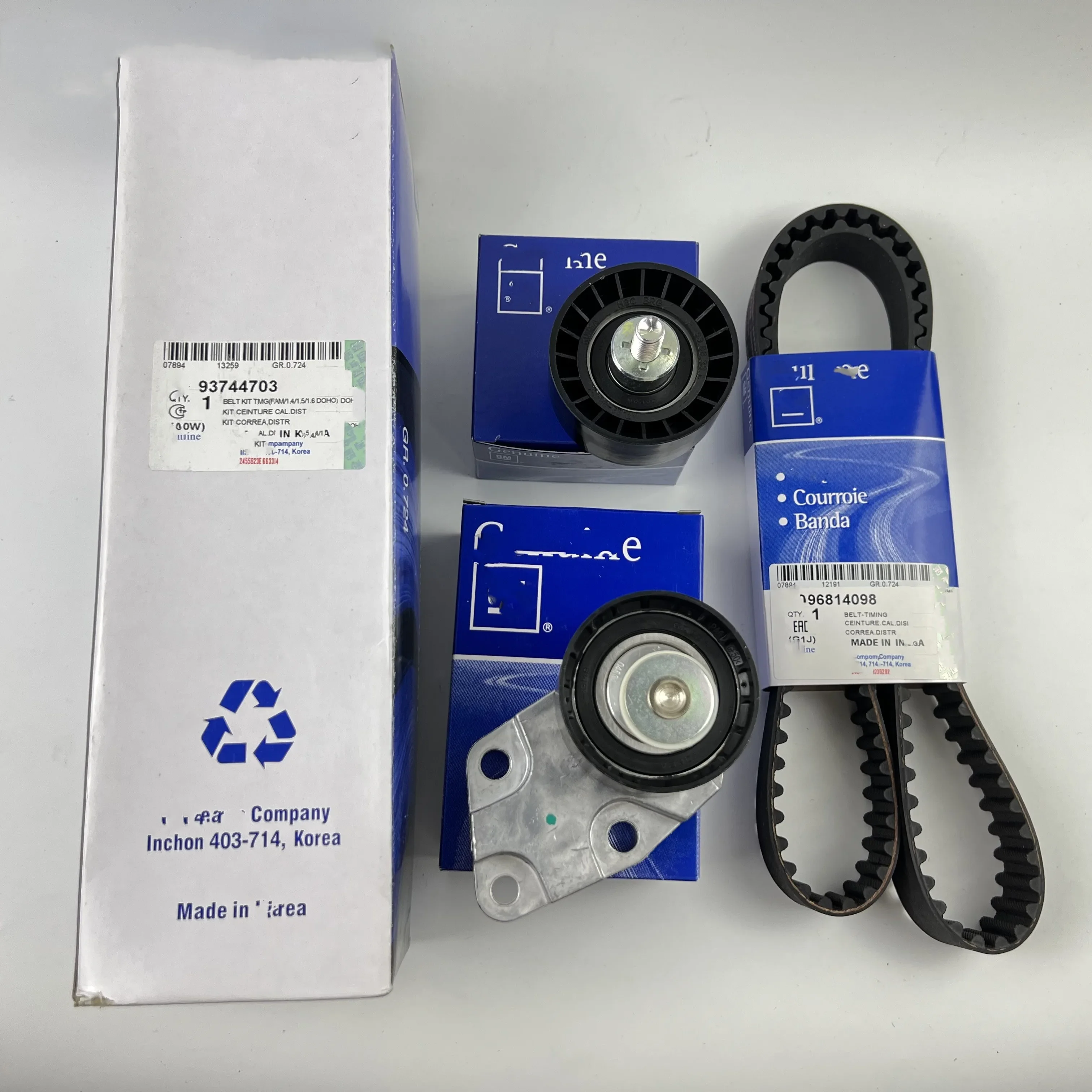 Комплект ГРМ двигателя для Chevrolet Aveo Cruze Daewoo Opel Optra Kalos 93744703 96350526 25183772 96814098 9635055