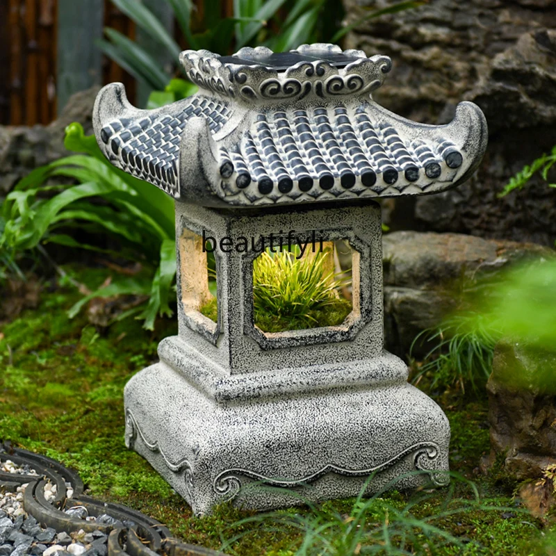 

yj Solar Charging Garden Lamp Outdoor Waterproof Decorative Lamp Small Night Lamp Garden Decoration