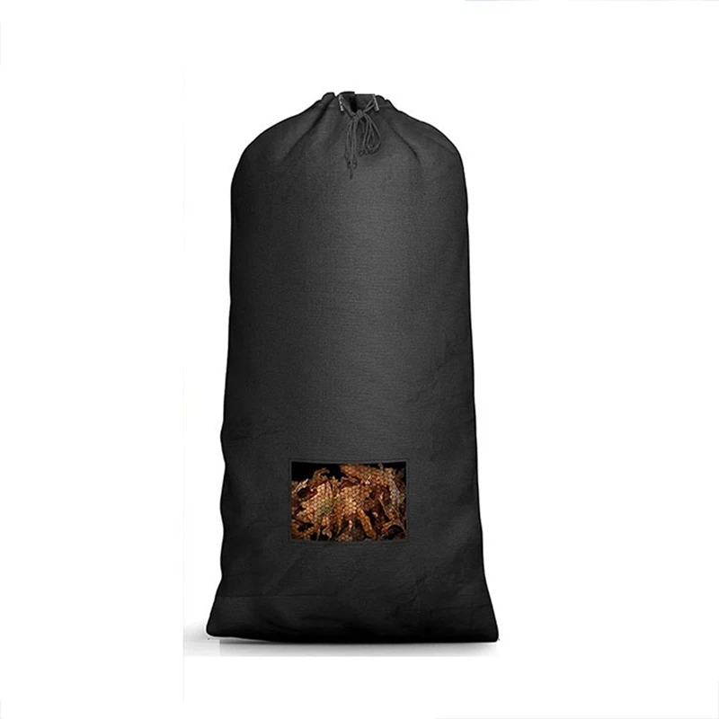 Large Capacity Heavy Duty Garden Waste Bag Foldable Dustpan Leaf Storage Garden Round Leaf Collector