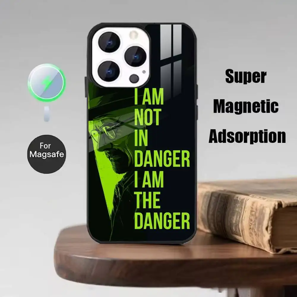 Фото Новый чехол для телефона B-Breaking Bad для iPhone 17, 16, 15, 14, 13, 12, Plus, Pro, Max с поддержкой магнитной беспроводной зарядки Magsafe №4