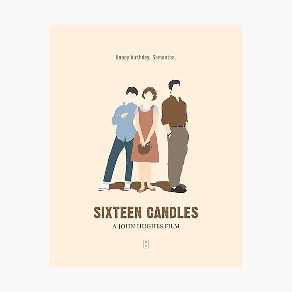 

Постер с шестнадцатью свечами для гостиной, домашние наклейки на стену для ноутбука, бутылки для воды, художественные комнаты, милые аниме украшения для окна