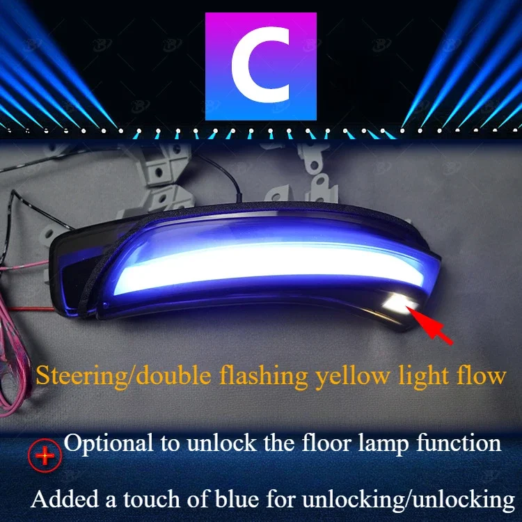 Для модификации зеркала заднего вида Toyota KGJ10 ходовые огни указатели поворота