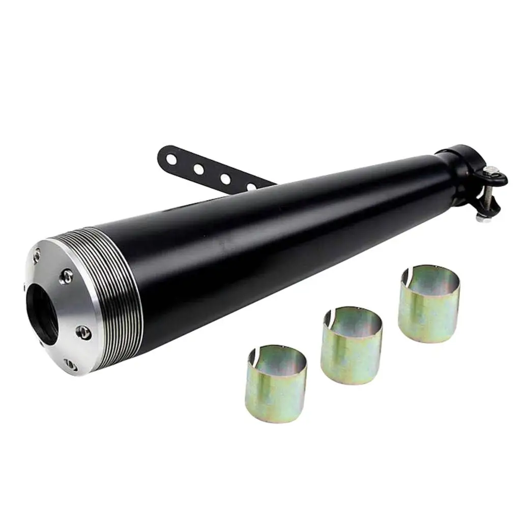 

Универсальная черная выхлопная труба для мотоцикла Cafe Racer