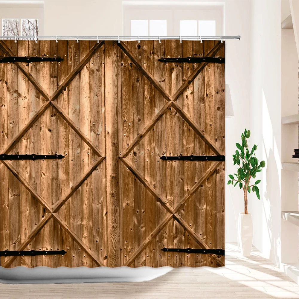 

Shower Curtains Waterfall Forest Spring Scenery Polyester Fabric Home Bathroom Curtain Washable Decor Bath Curtain