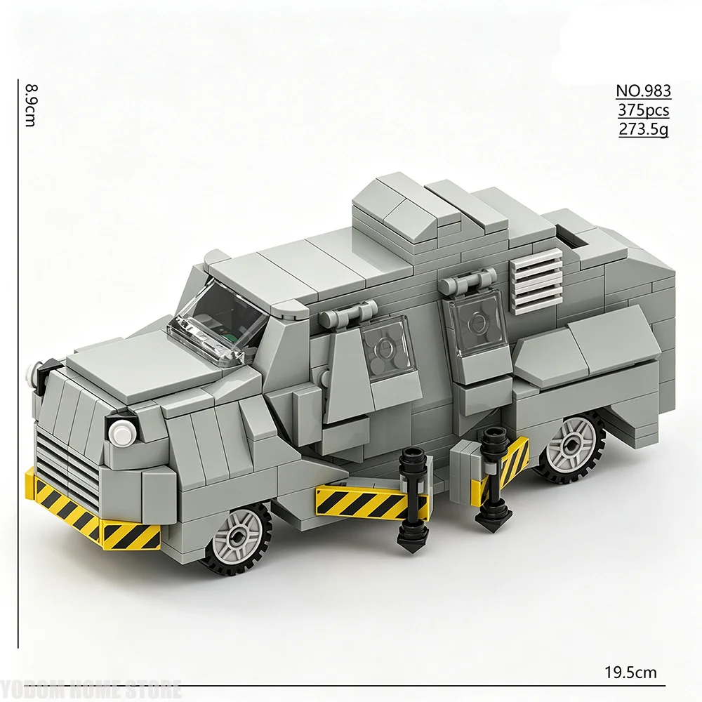Home-Display TIV2 Tornado Intercept Vehicle, модель автомобиля из строительных блоков, фигурка, декор для рабочего стола и гостиной, коллекционное украшение. (art.: 3920dd290eafc) - 3920dd290eafc