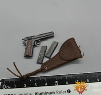 16 did a80129 wwii us 77th infantry division captain army pistol m1911 with holster set for action figure collectable