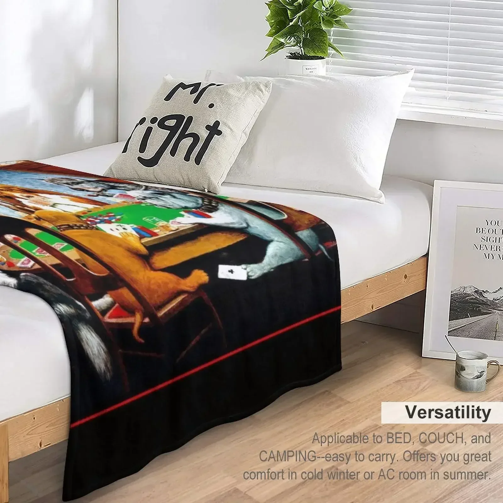 Плед для собак играющих в покер: винтажный C M с принтом Coolidge плед декоративные