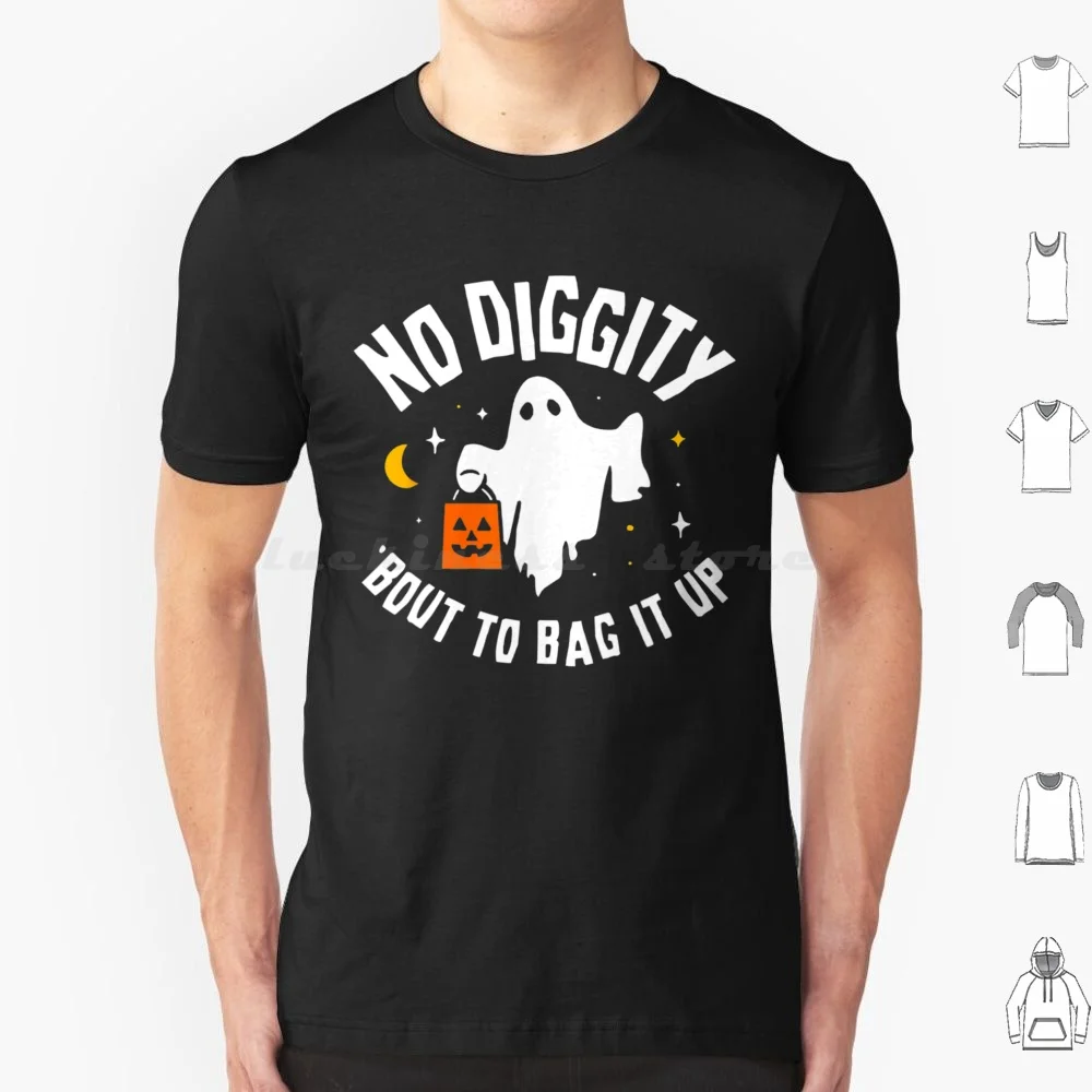 Футболка На Хэллоуин с надписью No Diggity puto Bag It Up