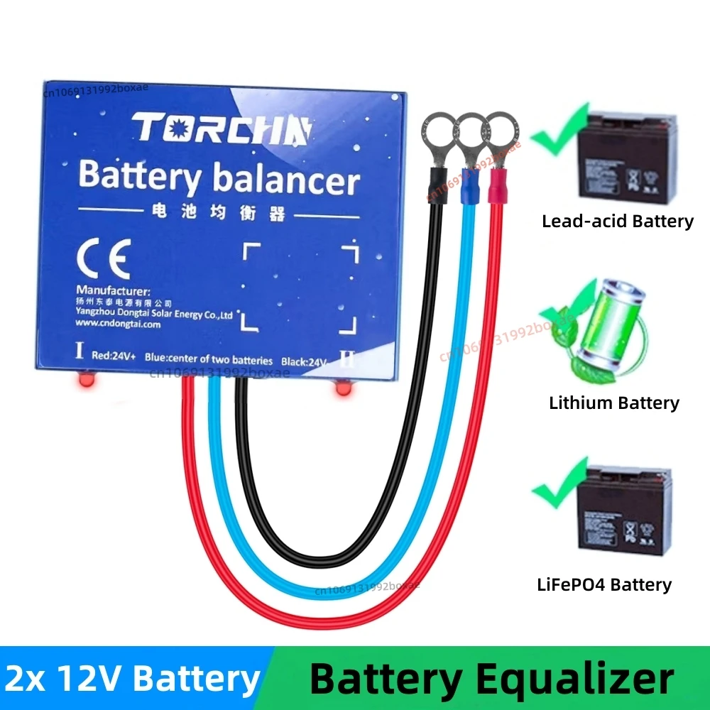 

24V 36V 48V 60V 72V 96V Battery Balancer Voltage Regulator Battery Equalizer For 2x12V LiFePO4/Lithium/Lead Acid/Gel Batteries