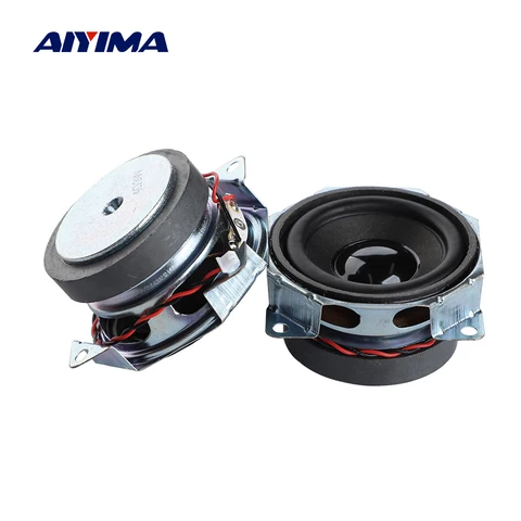AIYIMA 2 шт. полный диапазон 4 Ом 3 Вт 2-дюймовый динамик DIY аудио портативный Bluetooth мини динамик для домашнего кинотеатра музыкальный громкоговоритель