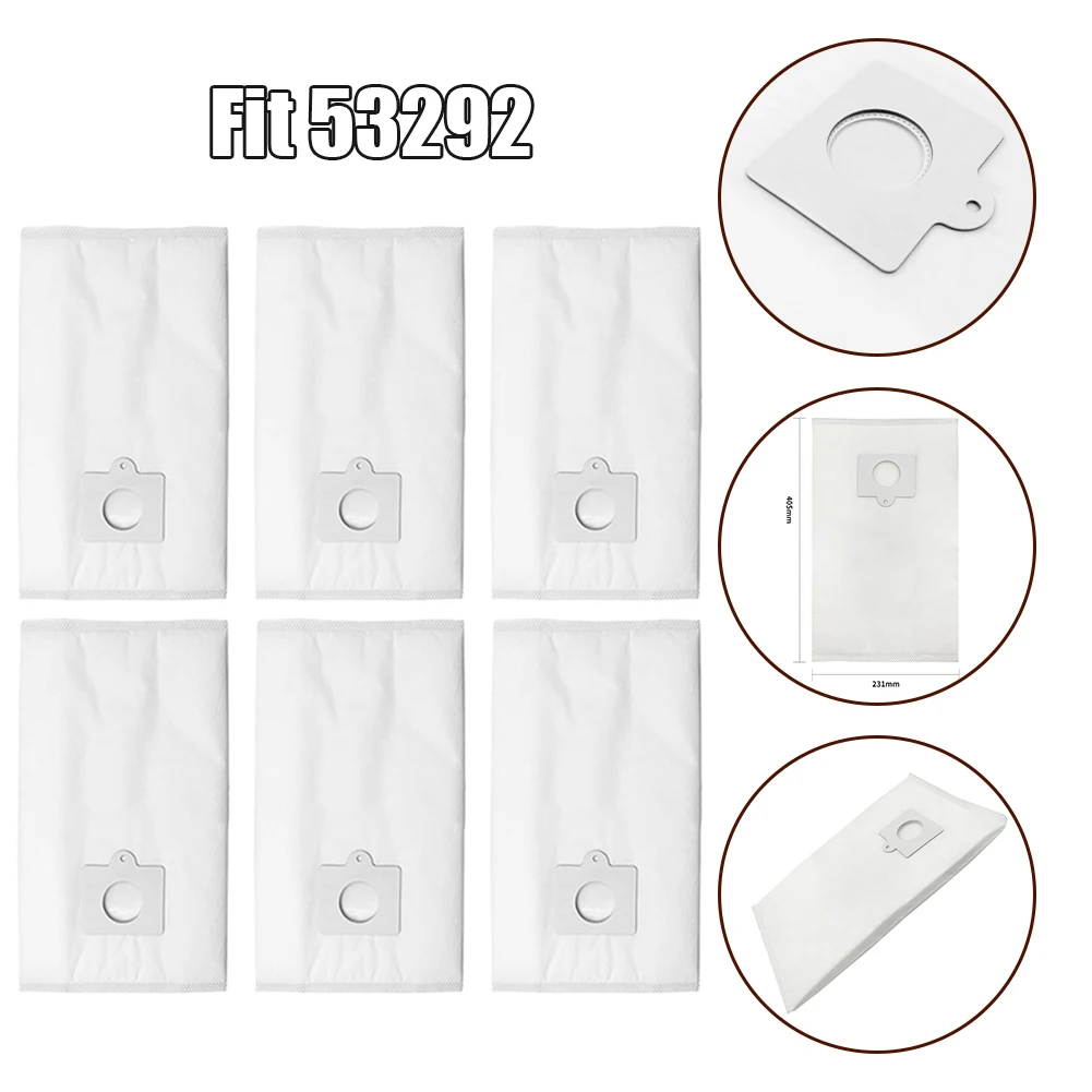

6pcs For Kenmore 53292 Type Q Dust Bags For Canister Vacuum 81214 81414 81714 Vacuum Cleaner Replaceable Dust Bags