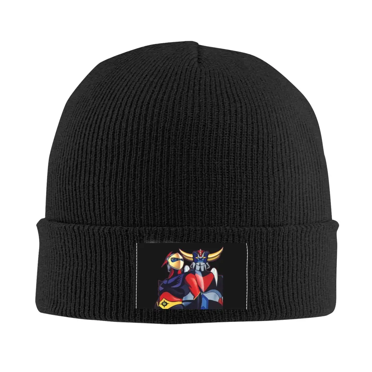 

Grendizer Goldrake UFO Robot Skullies Beanies Caps Hip Hop Winter Warm Women Men Knitted Hat Adult Unisex Anime Bonnet Hats