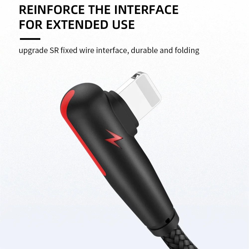 USB-кабель для быстрой зарядки и передачи данных 3 А 90 градусов 0 25/1 м | Мобильные