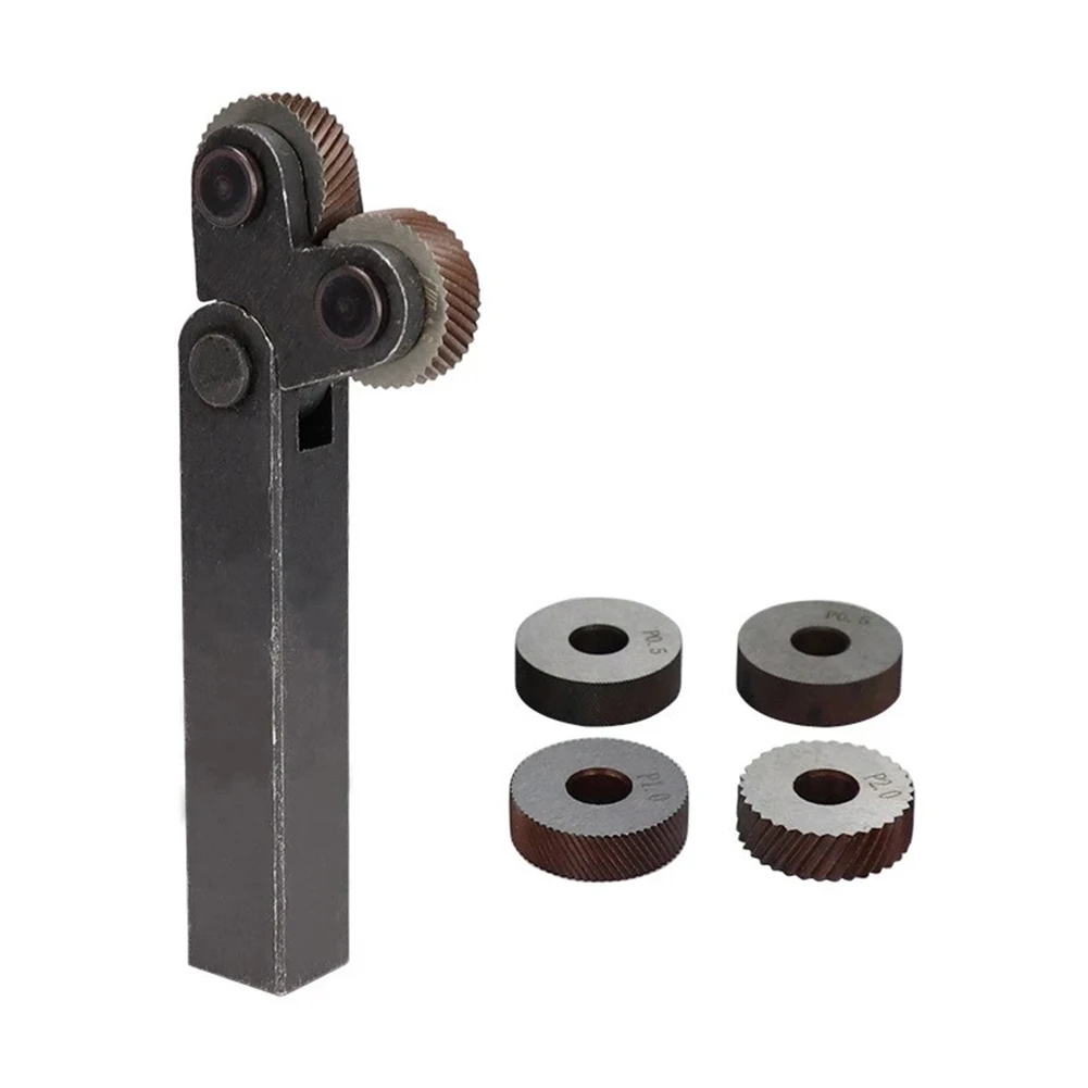 

Lathe Cutter Dual Wheel Knurling Power Tool Accessories 0.5mm 1.0mm 2.0mm