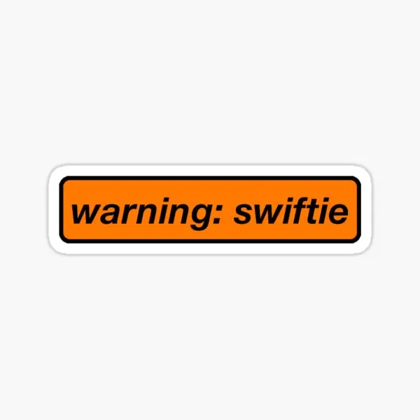 

Warning Swiftie 5PCS Stickers for Laptop Decorations Background Print Kid Room Art Decor Stickers Car Home Funny Bumper