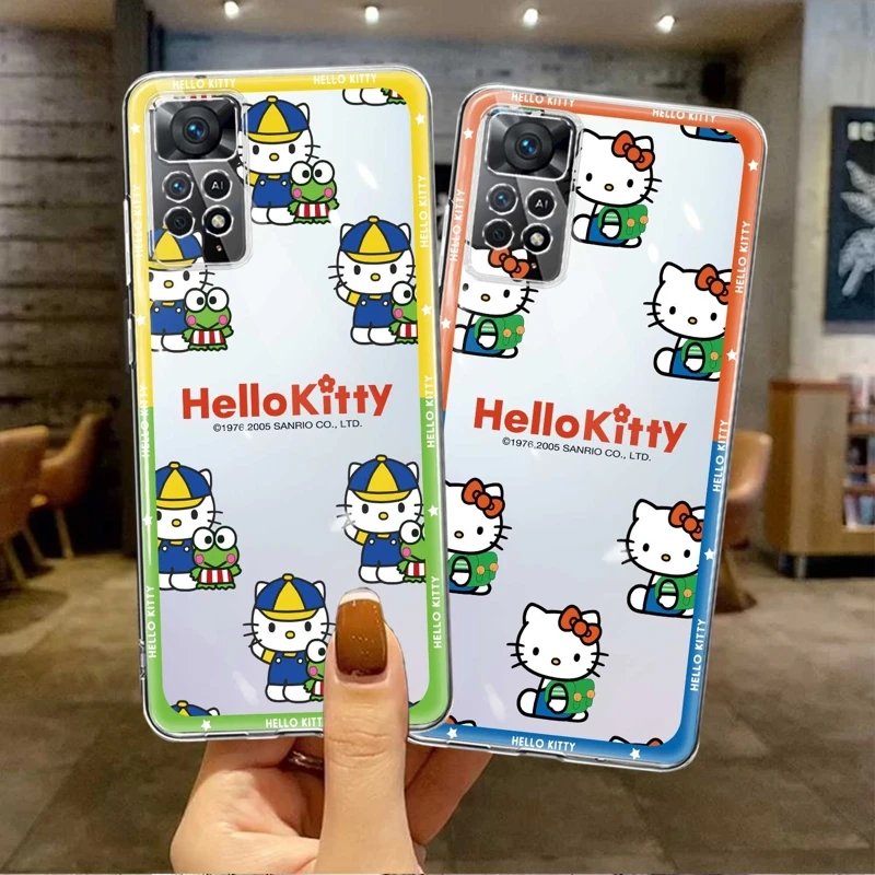 

Print For Xiaomi Redmi 9 9C 12C 10C 9A 9T K40 Pro Redmi9 Cases Hello Kitty Tv Kawaii Japan