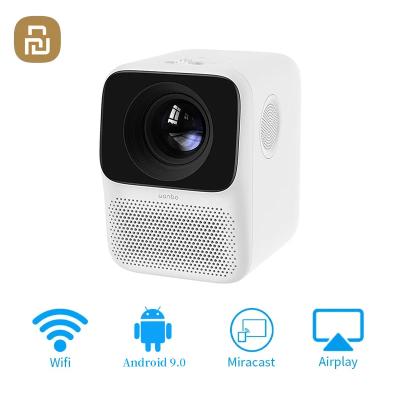 

Global Version Wanbo T2 MAX Projector 1080P Mini LED Portable WIFI Full HD Projector 4K 1920*1080P Keystone Correction For Home