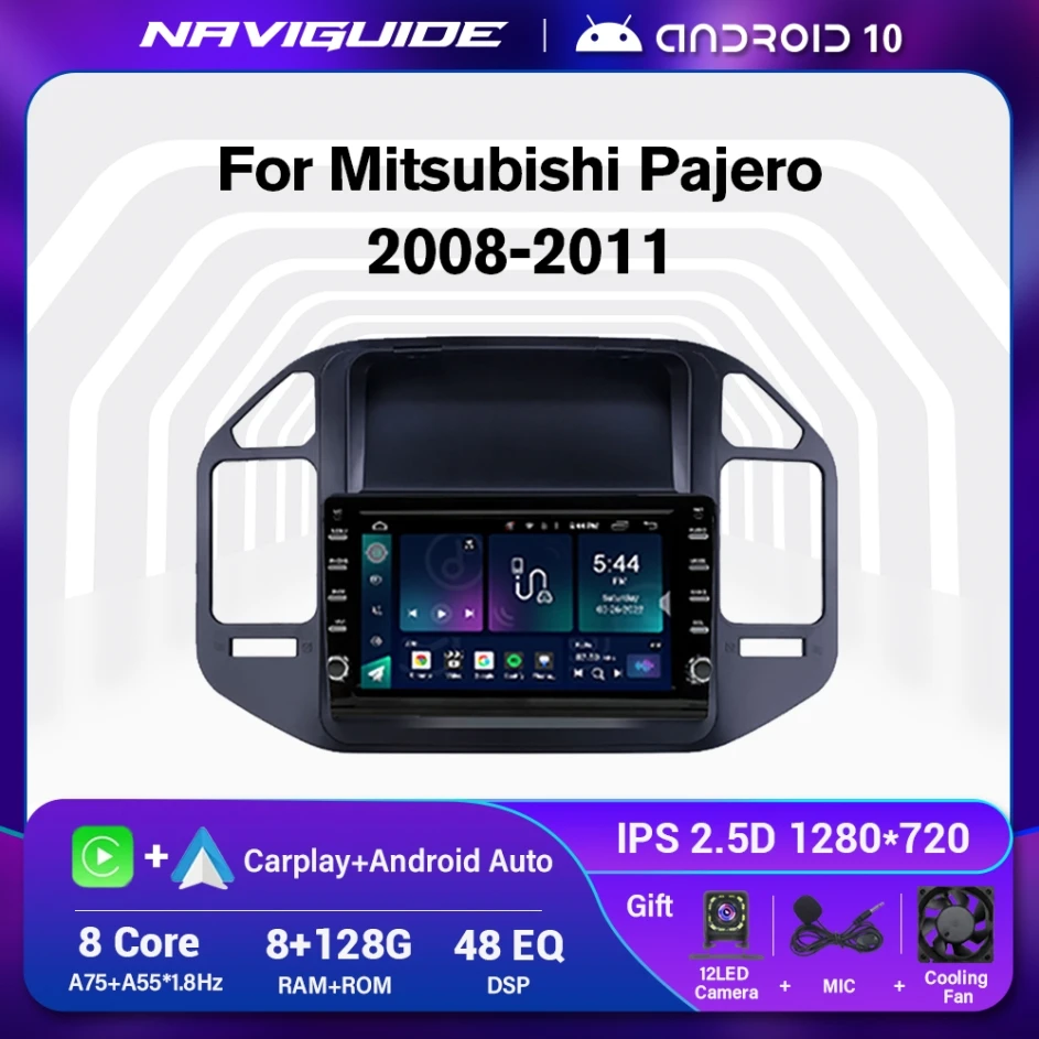 

Автомагнитола 2DIN Android 10 для Mitsubishi Pajero V73 V68 2008-2011, GPS-навигация, стереоприемник, автомобильный мультимедийный плеер, головное устройство