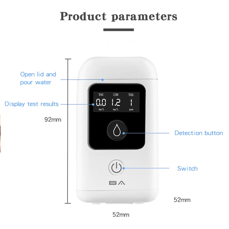 

Water quality analyzer TDS water quality analyzer Spectrum water quality tester