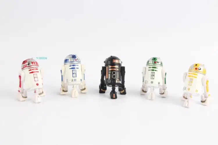 Figuras de acciÃ³n de Star Wars Para NiÃ±os, muÃ±ecos Kawaii R2D2 de R2-D2, modelo de juguete, colecciÃ³n de adornos