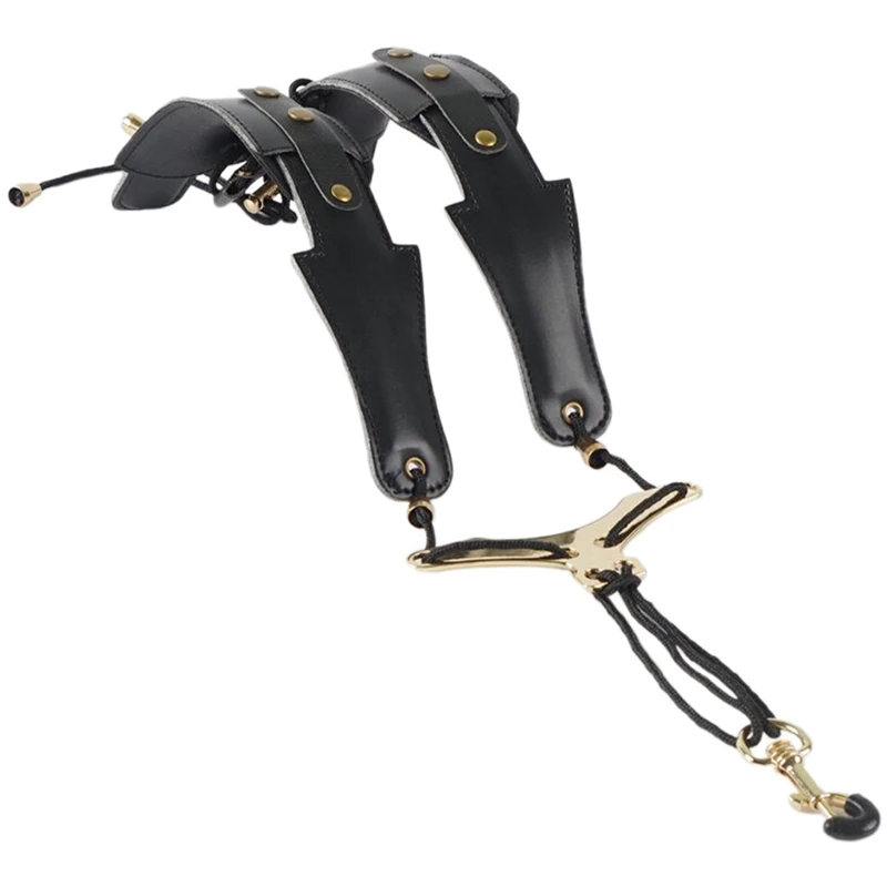 

Saxophone Shoulder Neck Strap Adjustable Saxophone Black Backpack Musical Instrument Accessories