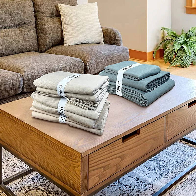 Органайзер Для Постельного Белья Эластичная Этикетка Хранения Шкаф Складная