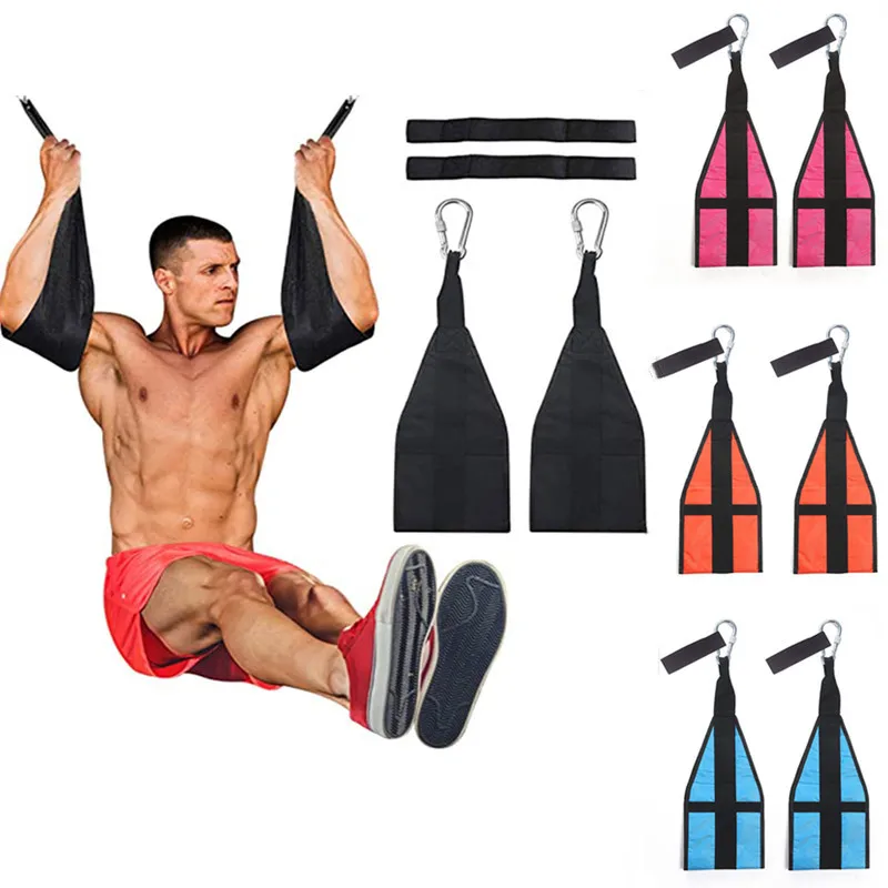AB Sling Straps Suspension Pull Up Heavy Hanging Belt Cantilever Hanging Leg Raiser Muscle Training Support Fitness Equipment