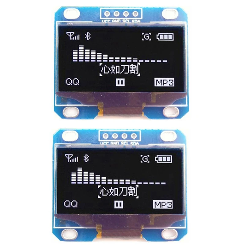 ЖК-дисплей 1 3 дюйма IIC I2C Serial 128X64 SH1106 OLED для Arduino AVR PIC STM32 2 шт.