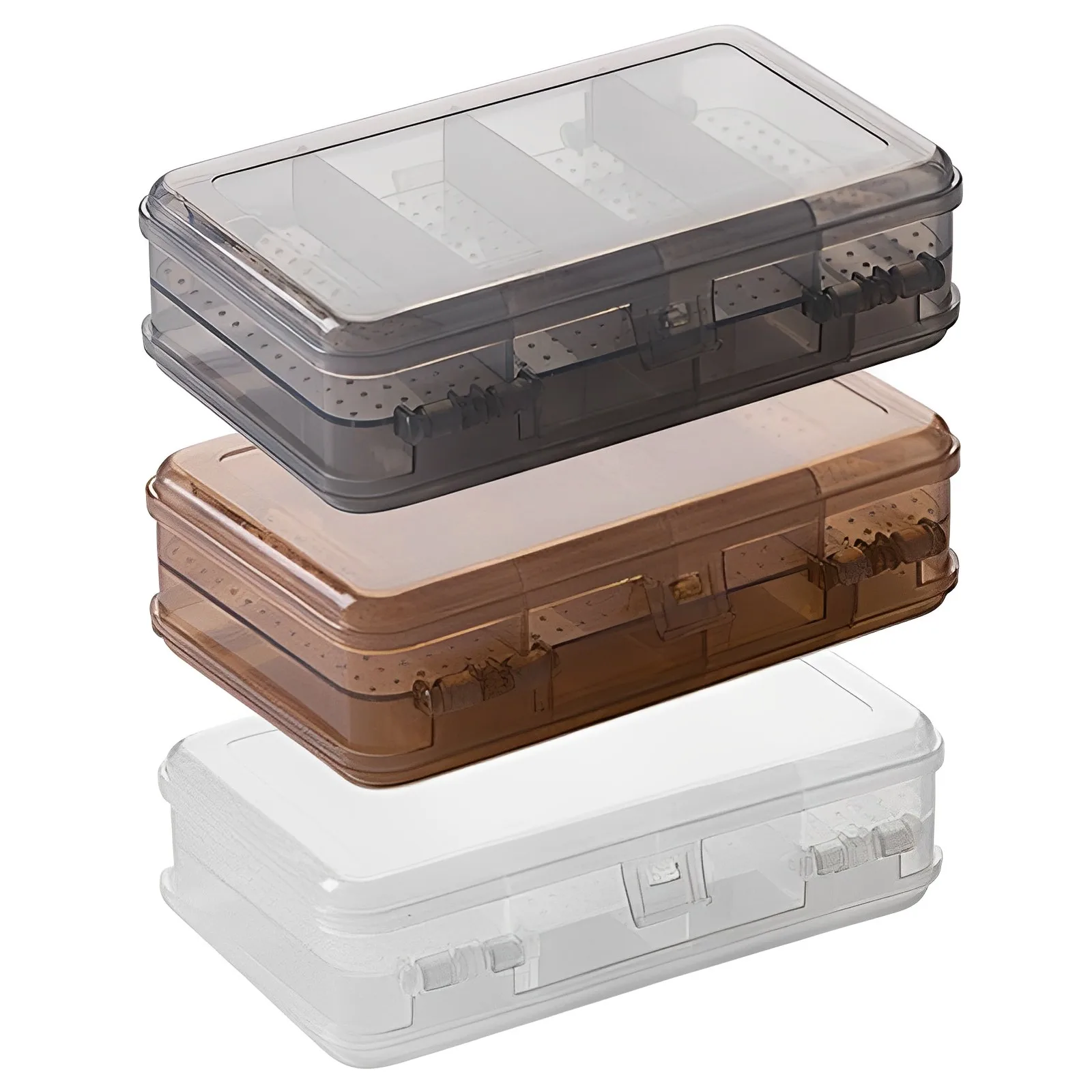 

Пластиковая двухслойная шкатулка для хранения ювелирных изделий