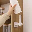L-пуансон в форме без Кухня рулон Бумага держатель для хранения многофункциональный выдвижной крючок вешалка для Ванная комната Туалетная бумага Полотенца аксессуары