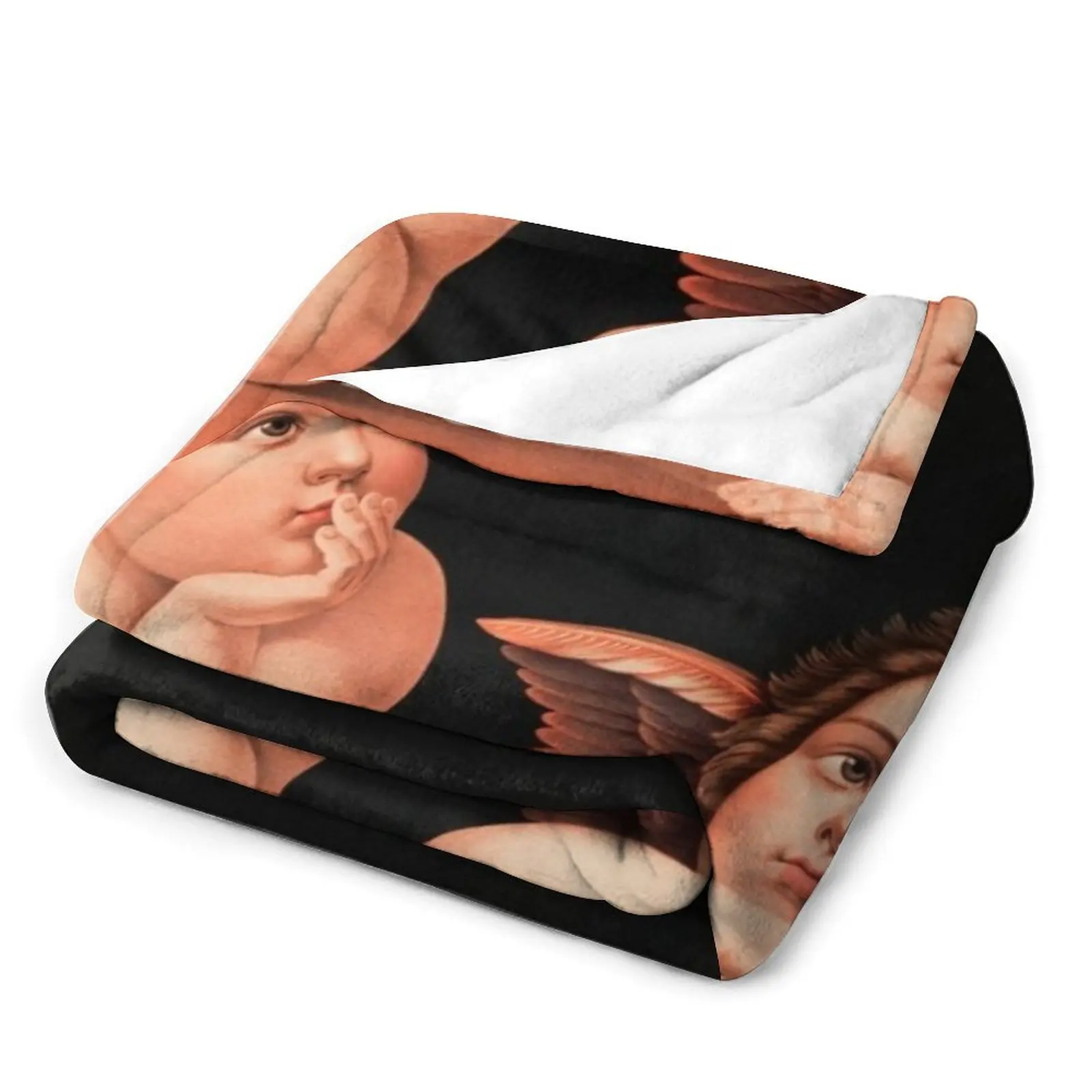 Плед с ангелами после Рафаэля теплый зимний плед на диван одеяла