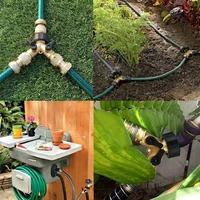 2 way brass tap adaptor y splitter washing machine garden hose connector adaptor fitting garden outdoor for washing machine
