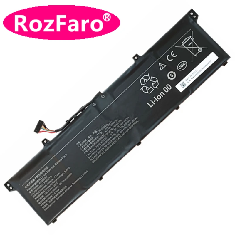RozFaro R15B03W 7.7V 66Wh аккумулятор для ноутбука Xiaomi Pro 15 OLED 2021 XMA2009-AL XMA2009-AJ XMA2009-EJ XMA2009-FJ