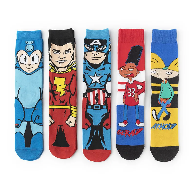 

Outdoor Sports Creative Cotton Cartoon New Personality Skateboard Tube Socks