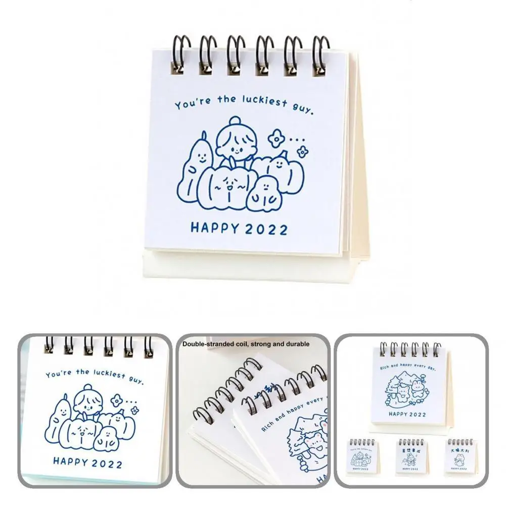 

Easily Adjustable Portable New Year Plan Desktop Calendar Table Decor